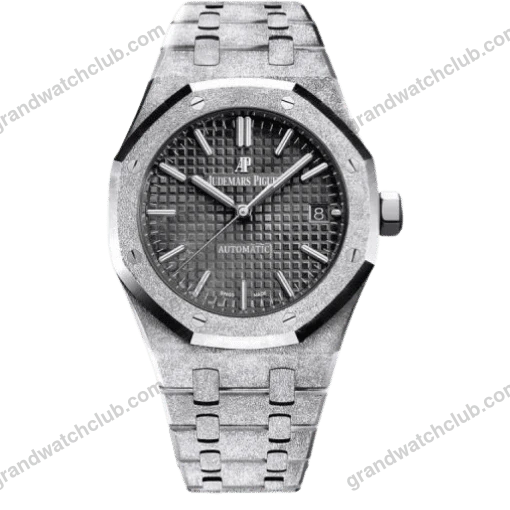 Super Clone Audemars Piguet Royal Oak Frosted Gold 41mm Black