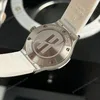 Super Clone Hublot Classic Fusion Diamonds Moissanite Pave 33mm White Dial – Handcrafted Diamod — side profile