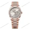 Super Clone Rolex Day-Date Silver Dial 128395tbr-0030 36 mm