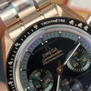 Super Clone Omega 42mm Steel — side profile