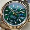 Super Clone Rolex Sky-Dweller Green Dial 336938 (Oyster) β bracelet detail