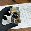 Super Clone Rolex Datejust Black Diamond Dial 126333-0006 41 mm — case and bezel