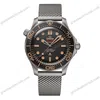 Super Clone Omega Seamaster Diver “James Bond 007 Edition” 42mm Black Dial Titanium