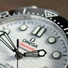 Super Clone Omega 42mm Steel — side profile