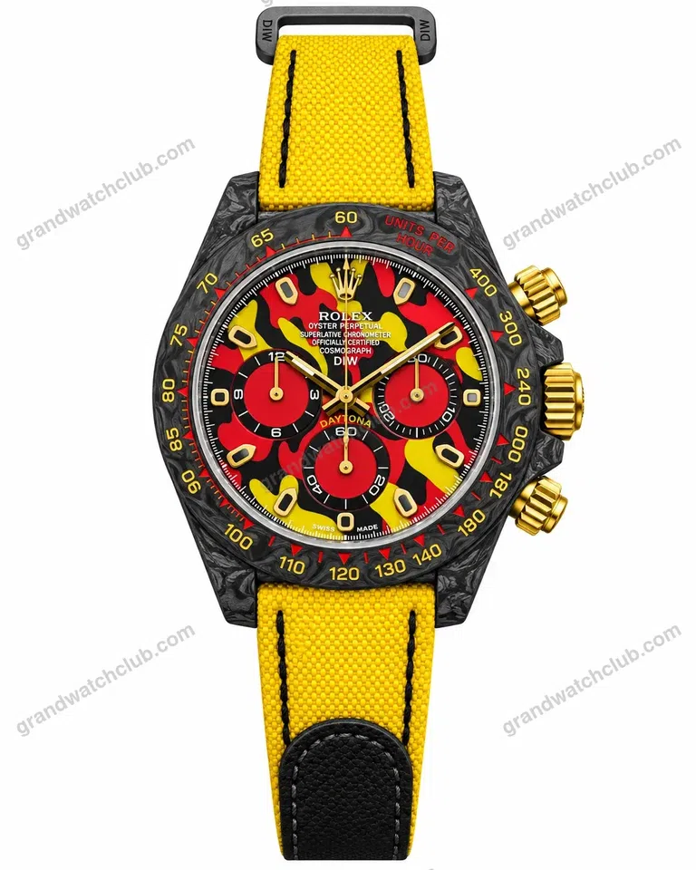 Super Clone Rolex Cosmograph Daytona DIW Military Yellow 116500LN – Swiss SuperClone