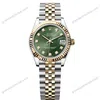 Super Clone Rolex Datejust Olive Green Diamond Dial 278273-0030 31 mm