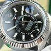Super Clone Rolex Sky-Dweller Bright black Dial 336239 — clasp and links