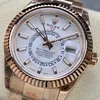 Super Clone Rolex Sky-Dweller Intense white Dial 336935 — bracelet detail