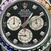 Super Clone Rolex Cosmograph Daytona Rainbow Sapphire Black Diamond Dial 116599RBOW – Swiss SuperClone - photo 25