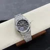 Super Clone Audemars Piguet Royal Oak Frosted-Gold 15454BC 37mm Gray Dial — view 11