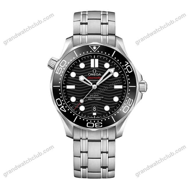 Super Clone Omega Seamaster Diver 300M Co‑Axial Master Chronometer 210.30.42.20.01.001 42mm Black Dial