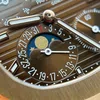 Super Clone Patek Philippe Nautilus 5712/1R – 001 Chocolate Dial V3 — on leather display