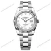 Super Clone Rolex Datejust White Roman Dial 126334-0023 41 mm