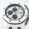 Super Clone Audemars Piguet Royal Oak Offshore Chronograph Ceramic 26402CB 44mm White Dial – — view 9
