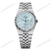 Super Clone Rolex Land-Dweller 36 mm Ice Blue Dial (2025)