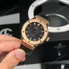 Super Clone Hublot Classic Fusion Rose Gold Titanium 38mm Black Dial Unisex Size — case and bezel