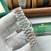 Super Clone Rolex Day-Date Bright Black Diamond Dial 228236-0004 40 mm β clasp and links
