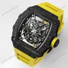 Super Clone Richard Mille RM 35-02 Richard Mille Rafael Nadal Yellow 44mm – — bracelet detail