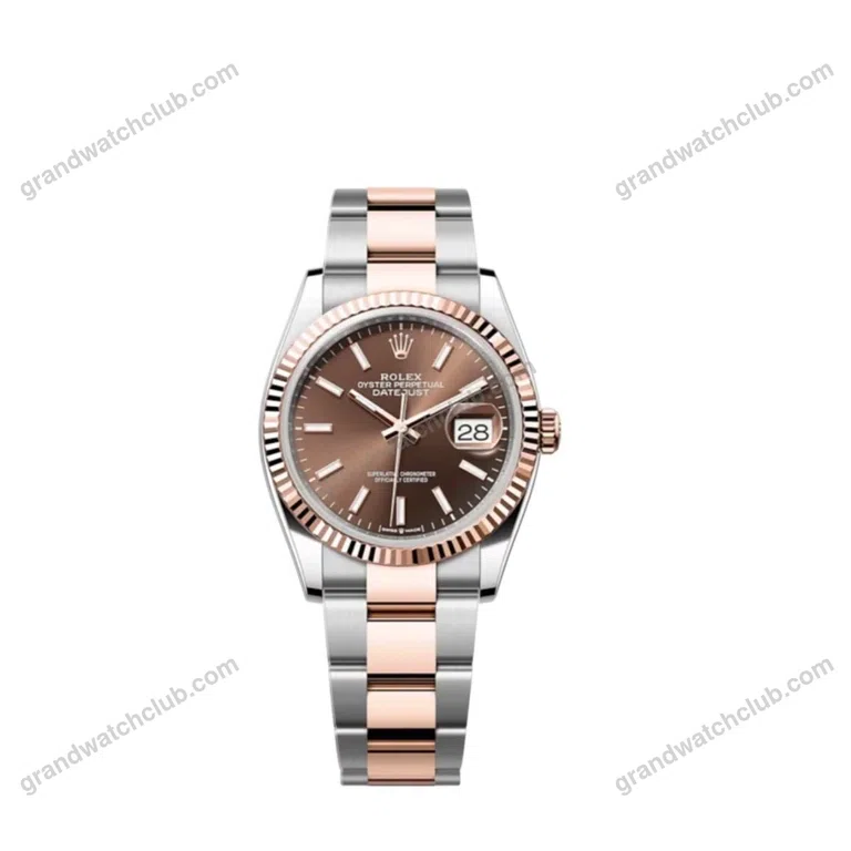 Super Clone Rolex Datejust Chocolate Dial 126231 Oyster 36 mm