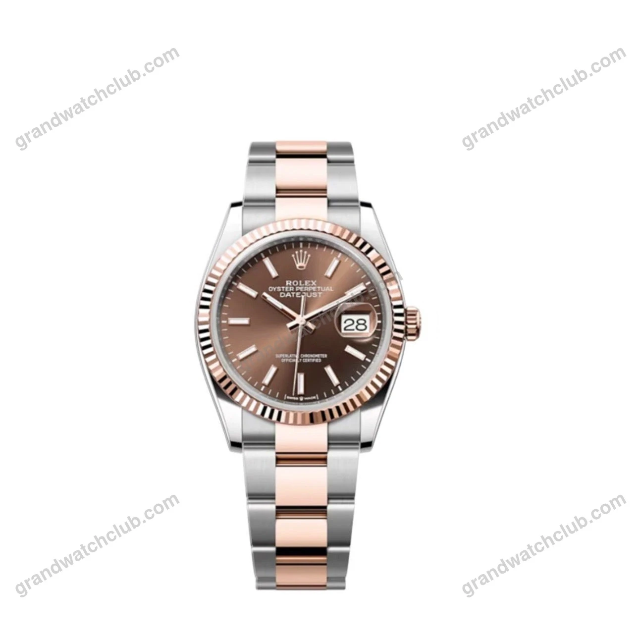 Super Clone Rolex Datejust Chocolate Dial 126231 Oyster 36 mm