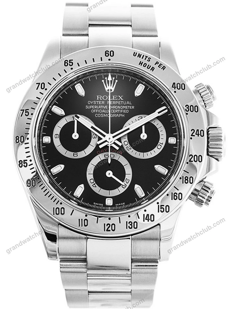 Super Clone Rolex Daytona Black Dial 116520