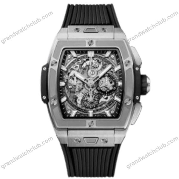 Super Clone Hublot Big Bang 42mm Rubber Strap Titanium