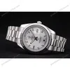 Super Clone Rolex Day-Date Silver Dial 41995 40 mm — side profile