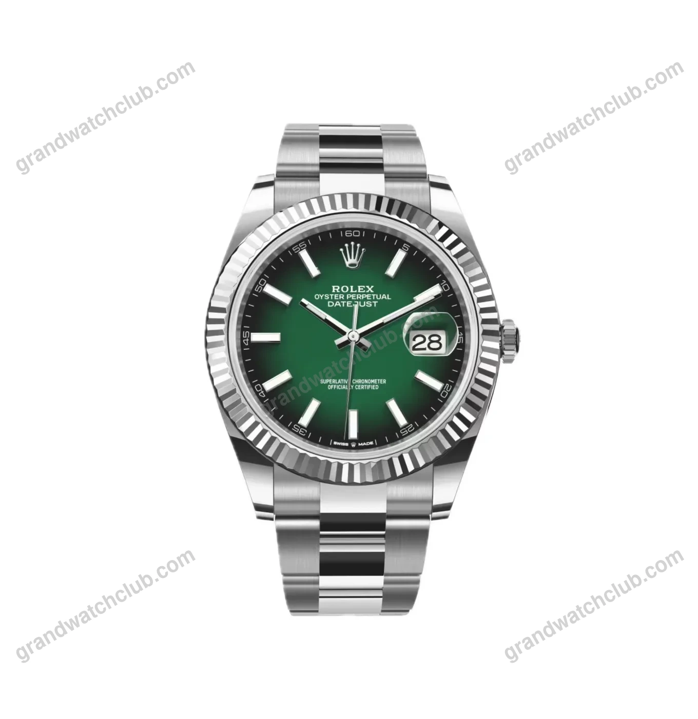 Super Clone Rolex Datejust 41 Green Ombré Dial (2026) Oyster