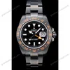 Super Clone Rolex Explorer Black Dial 98240 — dial close-up