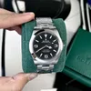 Super Clone Rolex Explorer Black Dial 224270 — dial close-up
