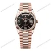 Super Clone Rolex Day-Date Eisenkiesel Diamond Dial 128235-0041 36 mm