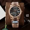 Super Clone Rolex Day-Date Slate Ombré Dial 228235-0055 40 mm — case and bezel