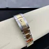 Super Clone Rolex Datejust Slate Roman Dial 126333-0019 41 mm — on leather display