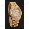 Super Clone Rolex Day-Date Gold Dial 1453954 37 mm — dial close-up