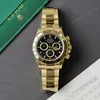 Super Clone Rolex Daytona Black Dial 116528 — dial close-up