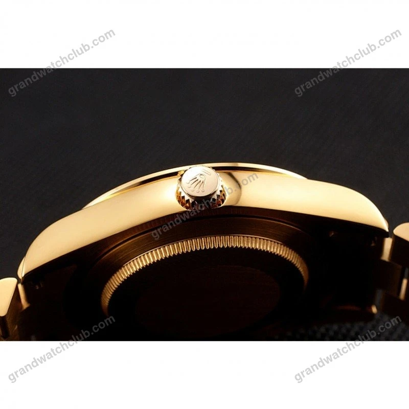 Super Clone Rolex Day-Date Black Dial 1454101 36 mm — view 9