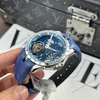 Super Clone Roger Dubuis Excalibur Double Tourbillon Cobalt RDDBEX1109 – — bracelet detail