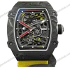 Super Clone Richard Mille RM 67-02 Richard Mille Italy White Carbon TPT Italy
