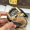 Super Clone Richard Mille RM 35 Richard Mille Americas Rose Gold Toro Limited Edition — side profile