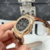 Super Clone Patek Philippe Nautilus 40mm Steel Bracelet Steel — side profile