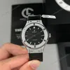 Super Clone Hublot Classic Fusion Diamonds Moissanite Pave 38mm Black Dial – Handcrafted Diamod — dial close-up
