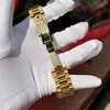 Super Clone Rolex Day-Date Diamond-Paved Dial 128238-0051 36 mm β clasp and links