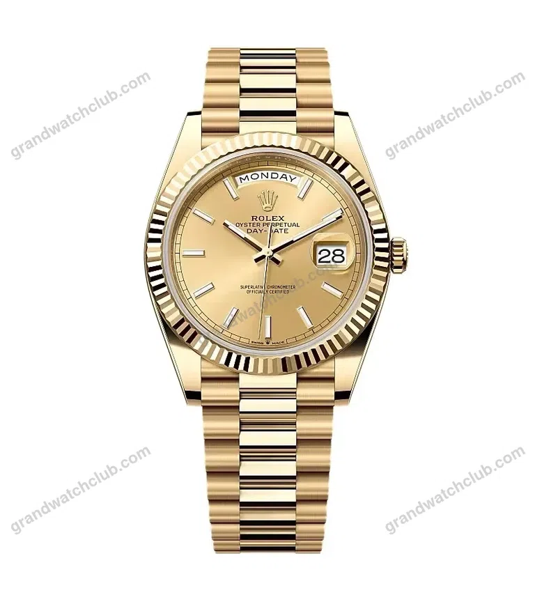 Super Clone Rolex Day-Date II Champagne Dial 228238 40 mm