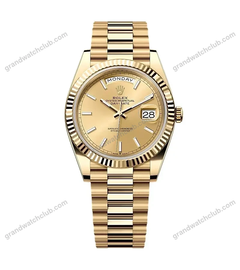Super Clone Rolex Day-Date II Champagne Dial 228238 40 mm
