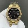 Super Clone Rolex Day-Date 40 Black Motif Dial Diamond Bezel 228348RBR President – Swiss SuperClone - photo 9
