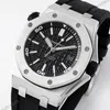Super Clone Audemars Piguet Royal Oak Offshore 15710ST 42mm Black Dial – — bracelet detail