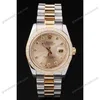 Super Clone Rolex Datejust Gold Dial SRL40 36 mm — dial close-up