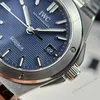 Super Clone IWC Ingenieur IW328907 Gets a Classic Blue Dial 40mm — bracelet detail