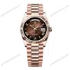 Super Clone Rolex Day-Date Brown Ombré Dial 128235-0075 36 mm