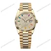 Super Clone Rolex Day-Date Diamond-Paved Dial 128238-0051 36 mm